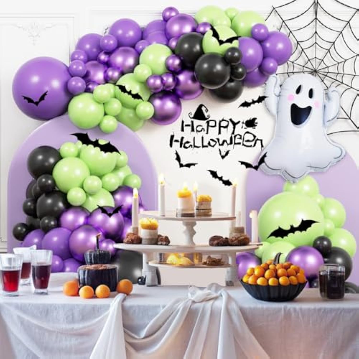 Pastel Daisy Balloon Garland Arch Kit, 180Pcs Groovy Balloon Garland K