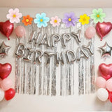 12 Pcs Paper Flowers Decorations For Wall, Pink Yellow Green Purple Orange Blue Tissue Flower, Pastle Floral Fans For Wedding Classroom Backdrop Bridal Shower Birthday Party Decoration 12"8"6"