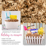 - 2 Lb - Kraft - Crinkle Cut Paper Shred Filler Great For Gift Wrapping, Basket Filling, Birthdays, Weddings, Anniversaries