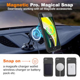 Hualele iPhone SE 8 7 Magnetic Magsafe Case Military Grade Black Slim
