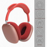 Geekria Silicone Earpad Covers Compatible with AirPods Max, Protector and Cushion Set, Easy No-Tool Installation (Red)