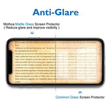 Matte Glass Screen Protector for iPhone 11 Pro Max/iPhone XS Max 6.5-inch, Anti-Glare & Anti-Fingerprint Tempered Glass Film, Case Friendly, Easy to