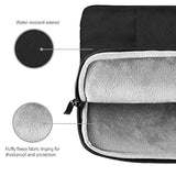 16.1-Inch Polyester Laptop Sleeve Protective Case Vertical Style With Pocket Zipper For 16.1-Inch Monitor