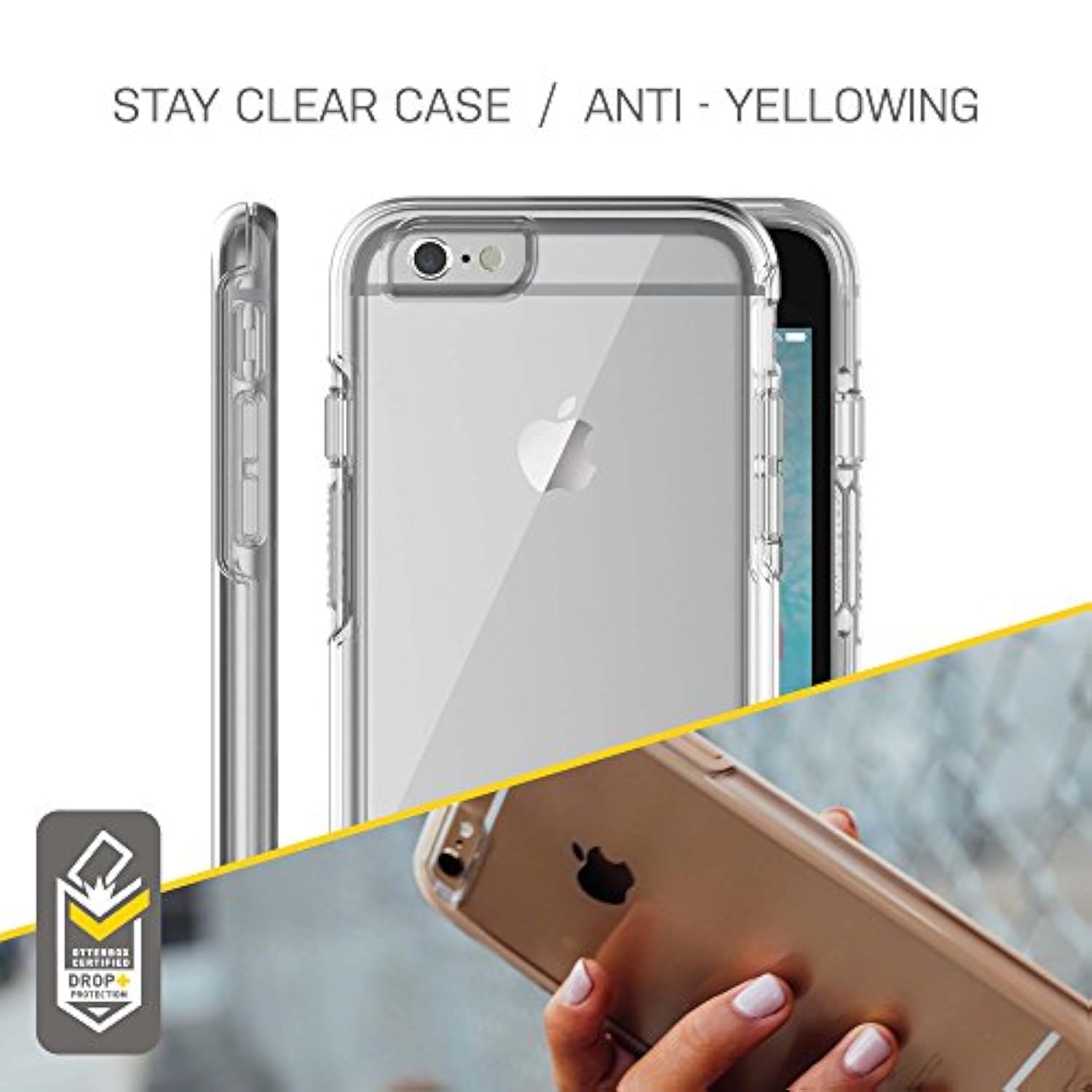 *NEW* OtterBox SYMMETRY CLEAR SERIES Case for iPhone 6/6s (4.7" Version) - Frustration Free Packaging - CLEAR (CLEAR/CLEAR)
