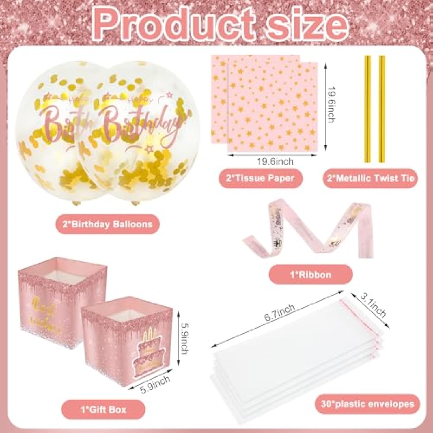 Pull Money Balloon Box Birthday Balloon Money Surprise Box Funny Pull Cash Surprise Kit For Birthday Party Cash Gift Supplies