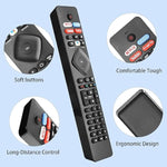 Nh800Up Rf402Av14 Bt800 Ir Remote Control Compatible With Philips Android 4K Ultra Hd Smart Led Tv Replacement Controller With Netflix Vudu Youtube With Batteries (No Voice Function)