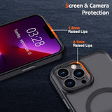 iPhone 13 Pro Max Magnetic Case Magsafe Compatible Soft TPU Shockproof Black