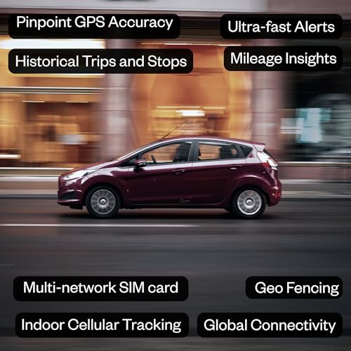 Spytec Pulse Obd Gps Tracker For Vehicles, Cars, Trucks | Anti-Theft Plug-In Car Gps Tracker | Fast 2 Second Updates, Ignition On/Off Alerts, Vehicle Movements | Fleet Monitoring | Subscription Needed