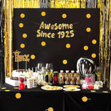 Awesome Since 1925 Gold Glitter Banner - 100Th Birthday Party Decorations