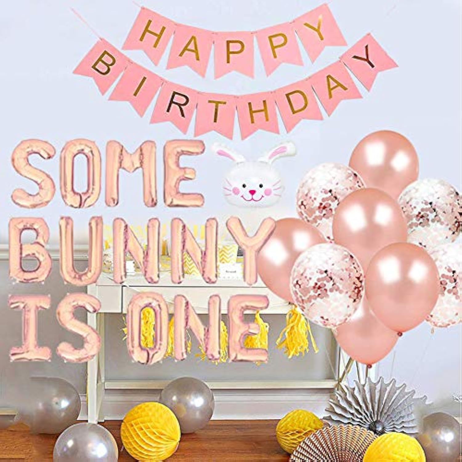 Some Bunny Is One First Birthday Party Supplies, Some Bunny Is One Bal