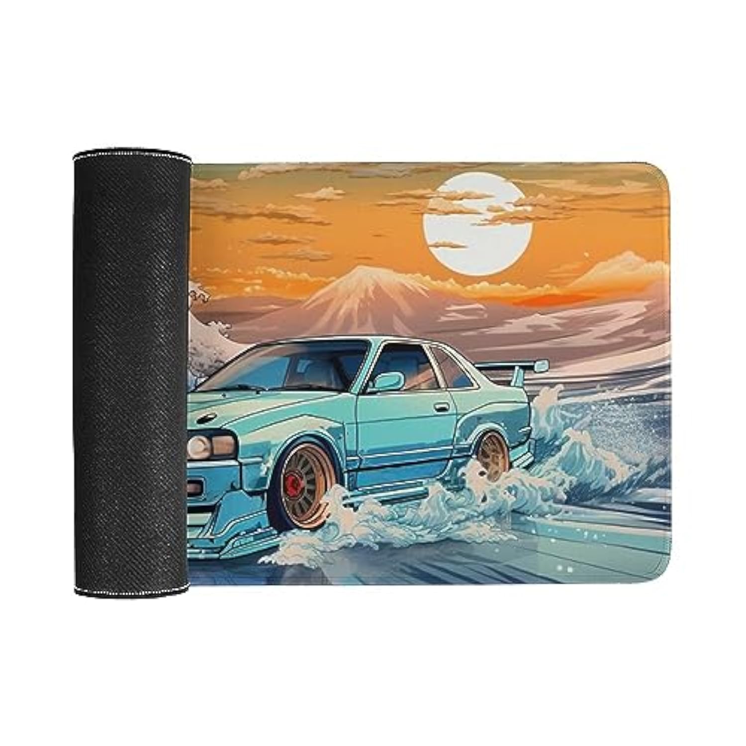 Large Desk Mats On Top Of Desks Pad Big Mousepads Gaming Cool Mouse Pads For Desktop Office Supplies Accessories R33 Great Wave Japanese Jdm Car 23.6 X 11.8 Inch