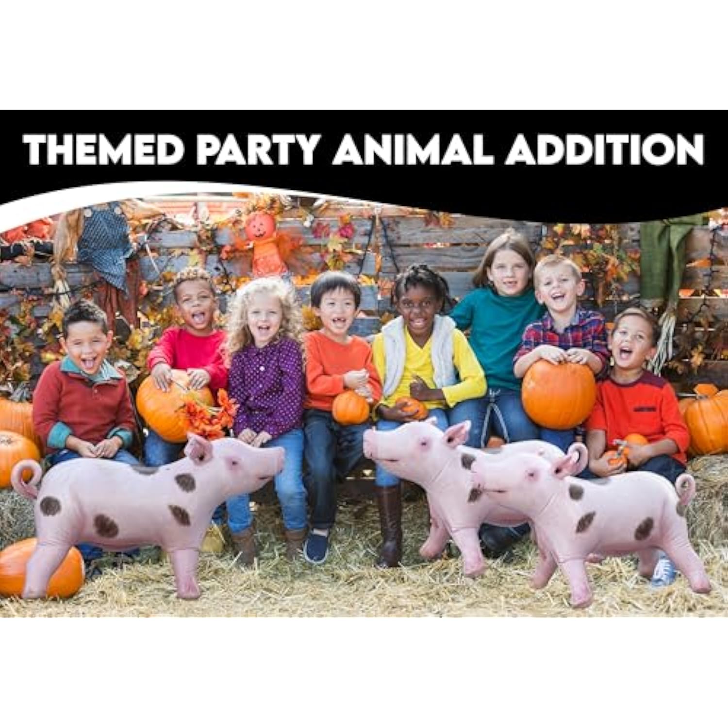 Inflatable Pig Decor for Farm, Cowboy/Cowgirl Birthday Parties & Fun Event Props