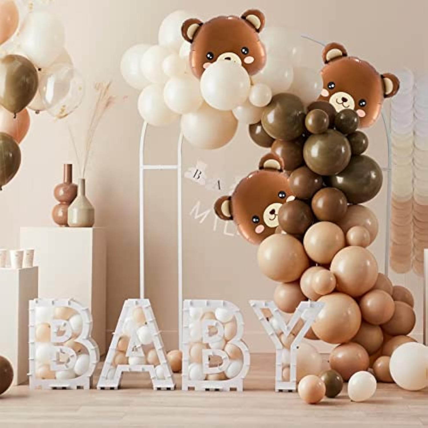 Teddy Bear Balloons: Baby Shower Birthday Party Decorations
