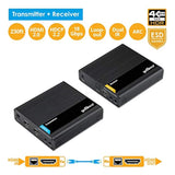 4K Hdmi 2.0 Extender Balun Over Cat6/7 Ethernet Cable – Loopout On Tx, Up To 2