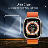 Apple Watch Ultra 2 49mm Tempered Glass Screen Protector 3-Pack Clear