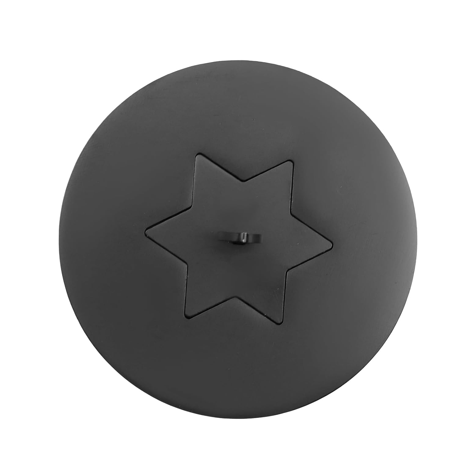 2Pcs Black Candle Jar Topper Stainless Steel Star Candle Covers Prevent Touch 3.15" Round Scented Lid For Spa Meditation Yoga (Star)