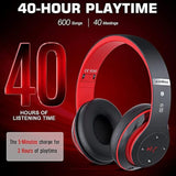 6S Bluetooth Headphones Over-Ear, Hi-Fi Stereo Foldable Wireless Stereo Headse