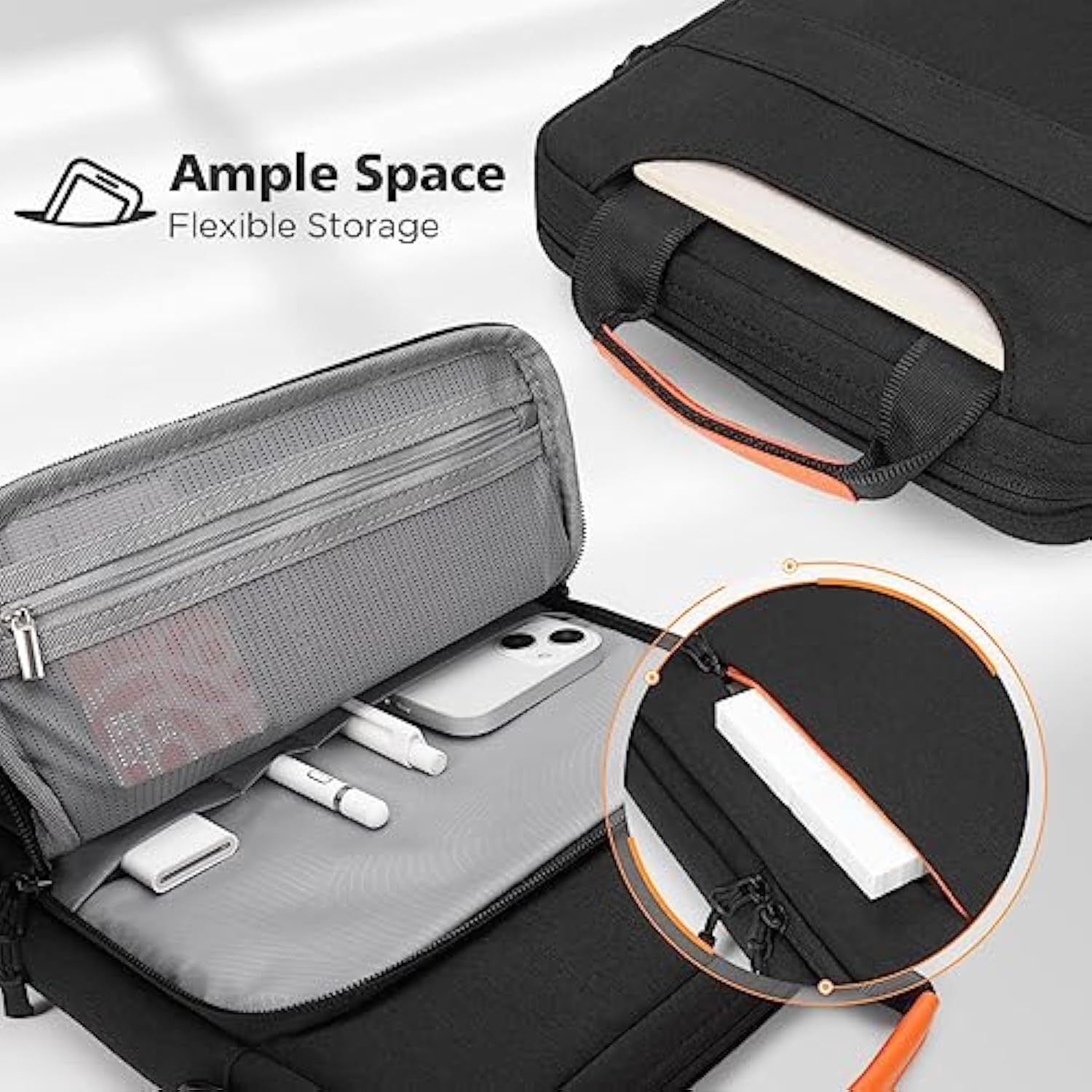 Tablet Sleeve Bag For 13" Ipad Pro Air M4 M3 Carrying Case, Laptop Shoulder Vertical Handbag For Surface Laptop Go 2 / Surface Pro X 8 9 7/13.6" 13" Macbook Air Pro 2025/13.4" Dell Xps 13