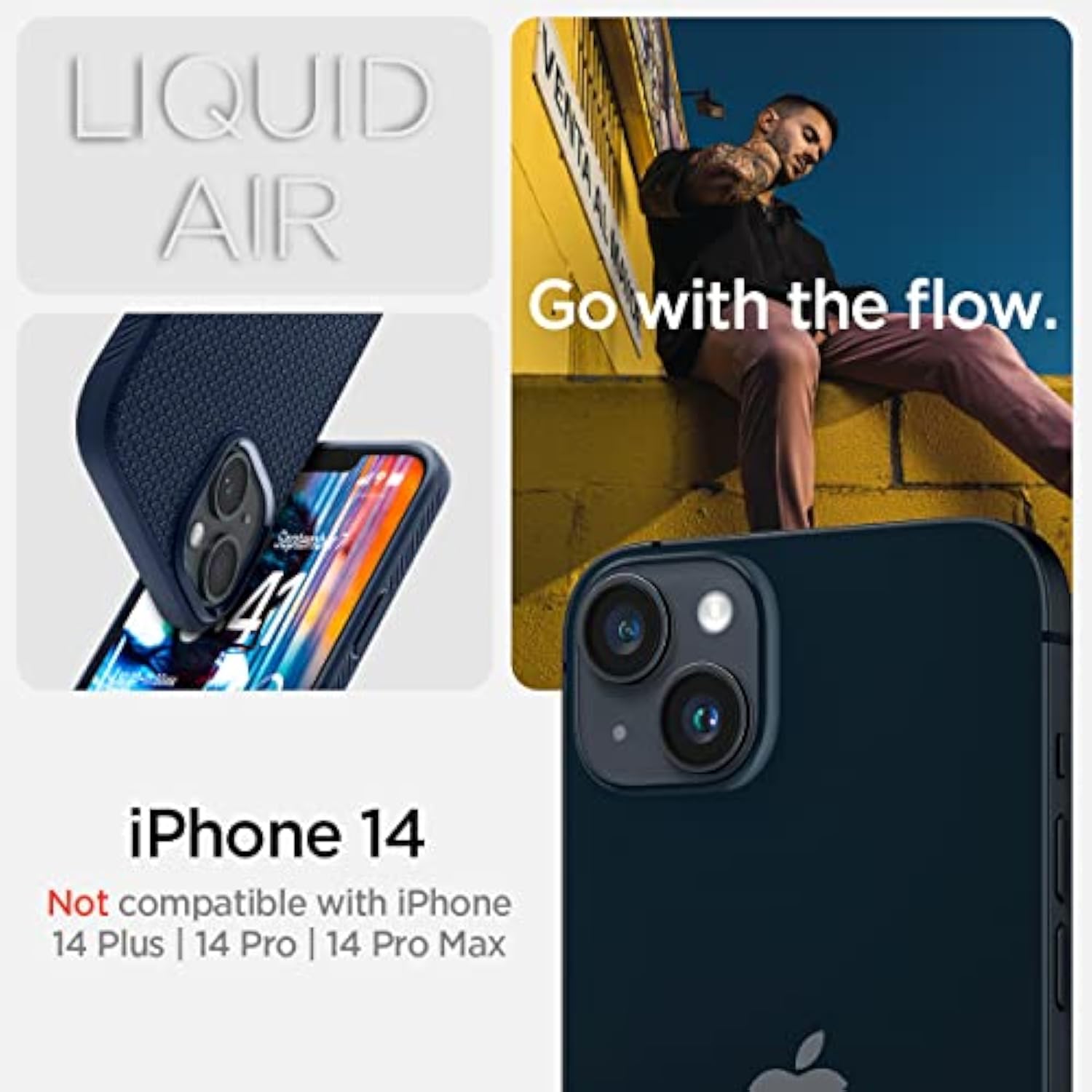 Liquid Air Armor Designed For Iphone 14 Case