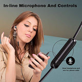 PHILIPS Pro Wired Earbuds, in Ear Headphones with Mic Powerful Bass, Hi-Res Au