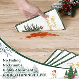 100 Pcs Christmas Napkins, 3 Ply Christmas Paper Napkins, Merry Chrismas Dinner Napkins Disposable, New Years Napkins, Christmas Napkins For Decoupage Party Decorations, 4.33" X 7.87"