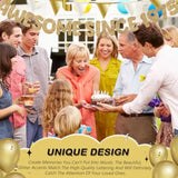 Pre Strung Awesome Since 1975 Banner Glitter Happy 50Th Birthday Banner Funny Glitter Happy 50Th Birthday Decorations For Men Women Anniversary Party(Champagne Gold)