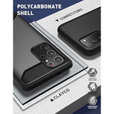 Xenon Series Case For Samsung Galaxy S22 Ultra (6.8 Inch) 5G 360 Degree Mobile Phone Case Robust Protective Bumper Case Full Cover With Integrated Screen Protector 2022 Edition (Black)