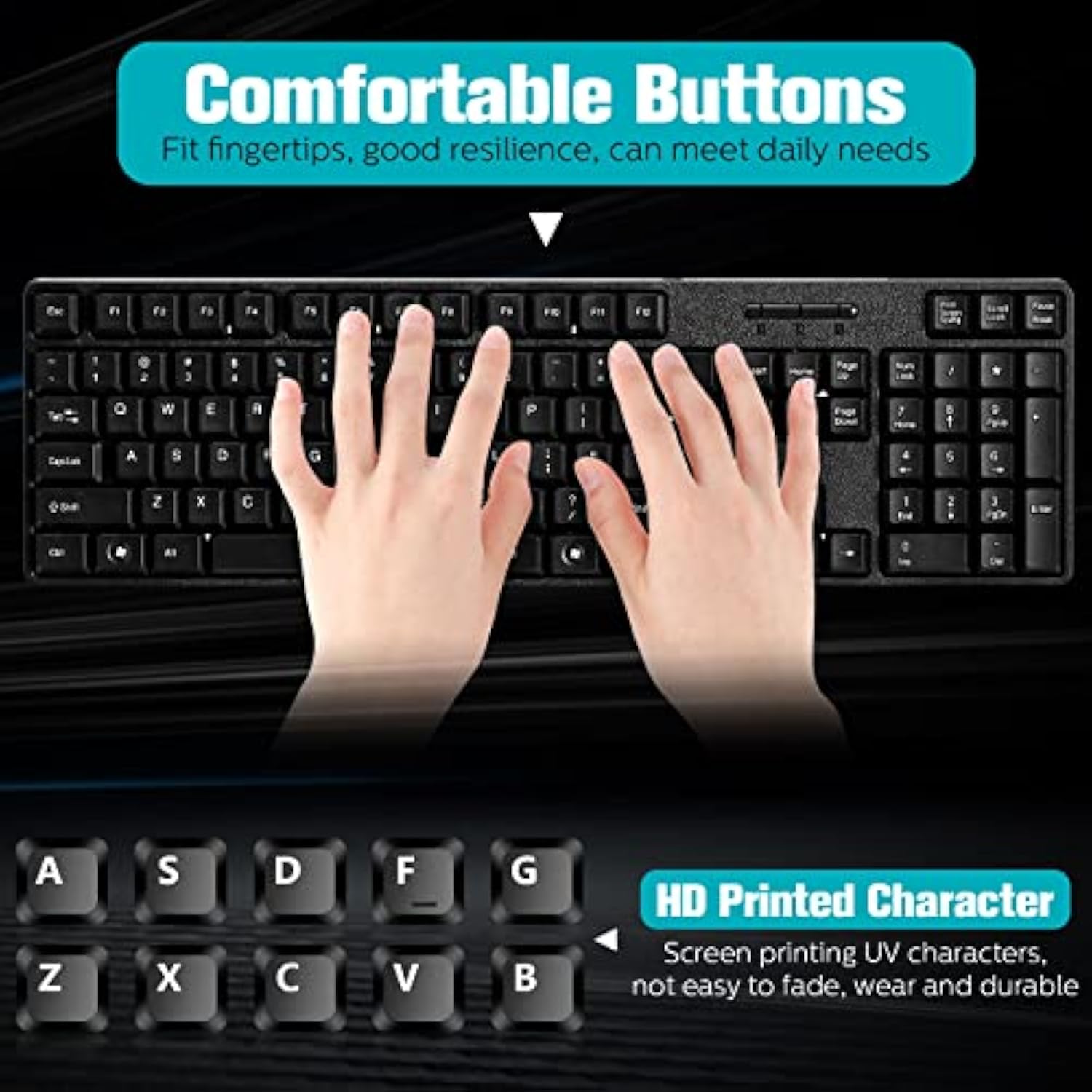 12 Pcs Usb Wired Keyboard And Mouse 6 Wired Mouse 6 Corded Full Size Keyboard For School Office Home Compatible With Computer/Laptop/Windows/Pc/Desktop