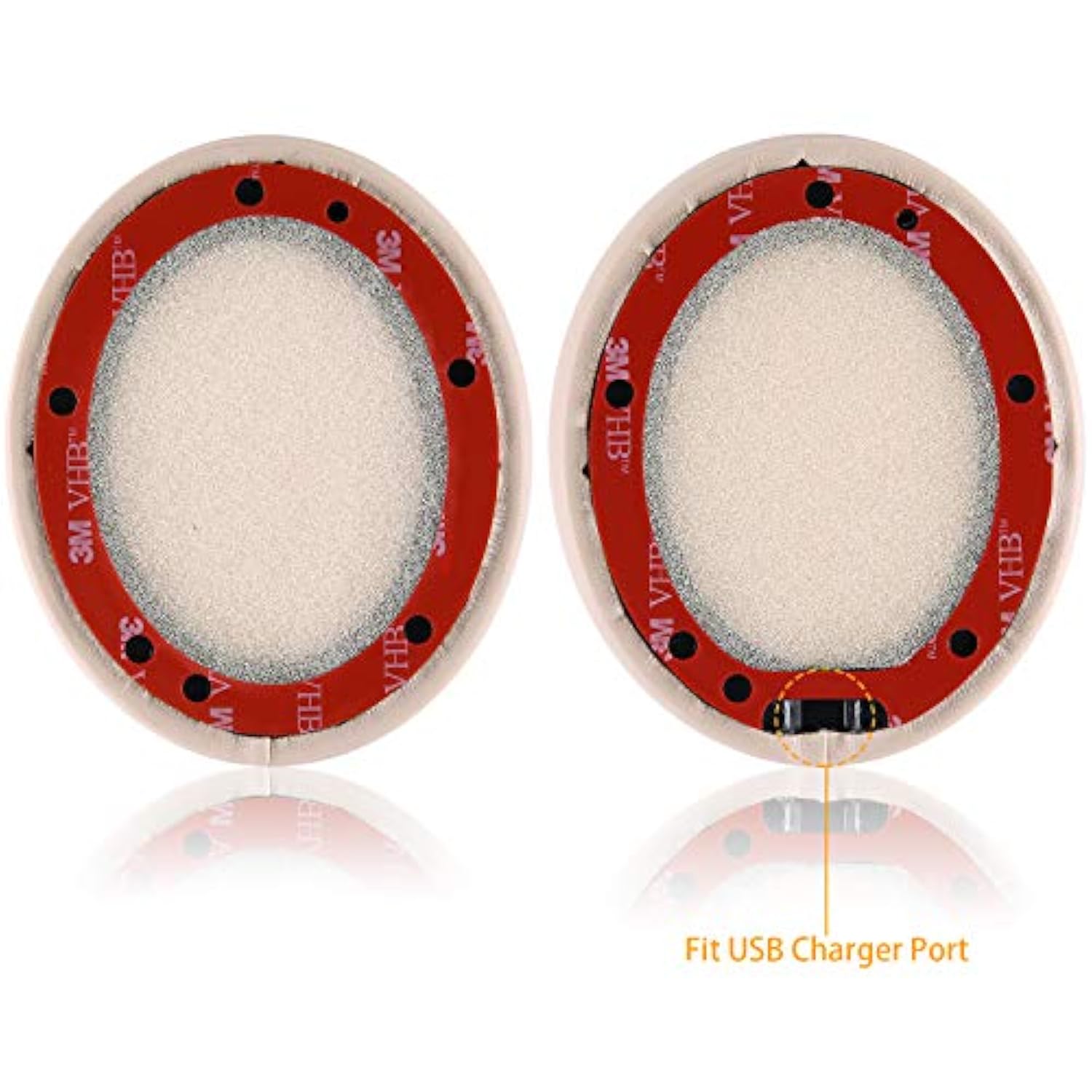 Studio 2/3 Replacement Earpads - Ear Pads Cushion With Protein Leather & Memory Foam For Beats Studio 2.0 Wired/Wireless Studio 3.0 Over-Ear Headphones By Dr. Dre Only (Khaki)