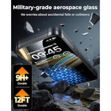 4-Pack Screen Protector For Iphone 16 Pro [9H+ Military-Grade Aerospace Glass][Auto-Alignment Kit][Hd Clear] Shatterproof Tempered Glass Film For 16 Pro 6.3" Case-Friendly, Zero-Bubble