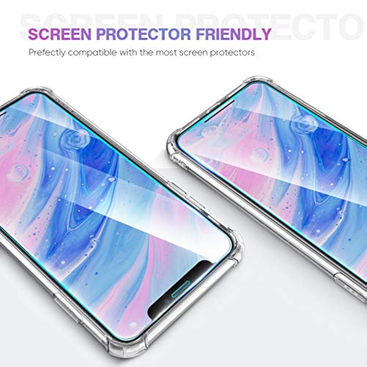 For Iphone 11 Pro Max Case Clear,With 4 Corners Shockproof Protection,Iphone 11 Pro Max Clear Case For Women Men Girls Boys Kids,Case For Iphone 11 Pro Max Phone Clear