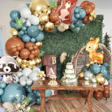 Fall Woodland Baby Shower Balloon Arch Kit: Forest Animal Party Decor