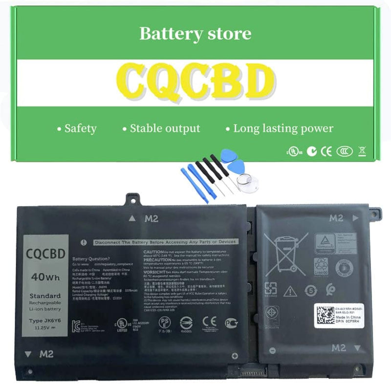 Jk6Y6 H5Ckd 0C5Kg6 0Cf5Rh Battery For Dell Latitude 3410 3510 Vostro 5300 5401