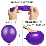 50 Pack 12 Inch Halloween Balloons Orange Black Purple Green Confetti Party Decor