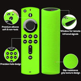 2 Pack Firestick Silicone Remote Cover for 4K Fire TV Shockproof Case