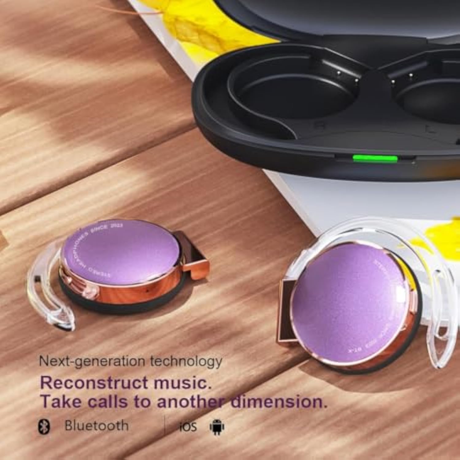 Open Earbuds Wireless Bluetooth 5.3 Over Ear Earbuds Wireless Headphones With Earhooks Headset Clip On Earphones Bluetooth Earphones For Home