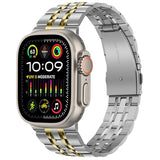 Band Compatible with Apple Watch Ultra 3 Band 49mm, Men Women Strap Solid Stainless Steel Metal Bracelet Compatible with Apple Watch Ultra 2/1 49mm,