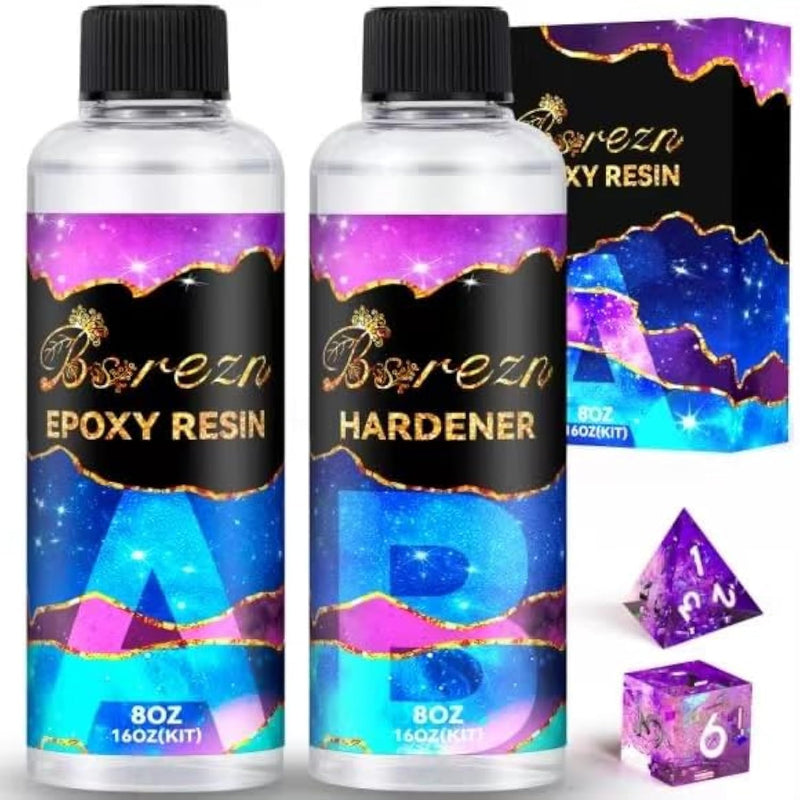 Epoxy Resin Kit, Crystal Clear Hard Resin And Hardener Apoxy Resina Epoxica Tr