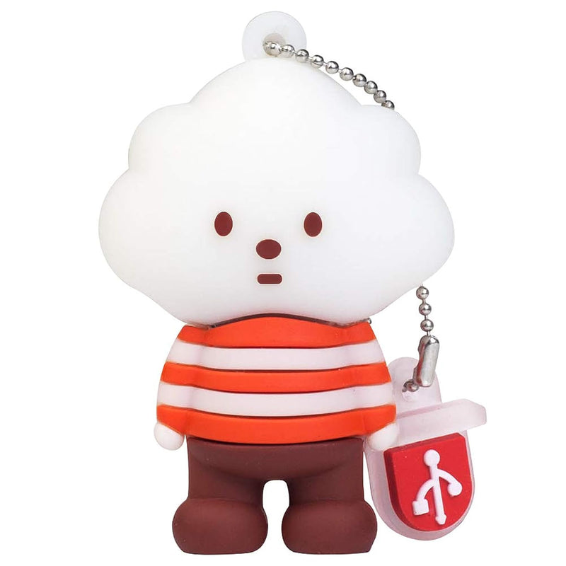 Borlterclamp 32Gb Usb Flash Drive Cute Cartoon Cloud Boy Model Memory Stick, G