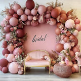 Dusty Pink Balloon Arch Kit: Double Stuffed Mauve Blush Garland