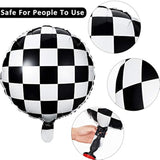 24 Pcs 18" Checkered Racing Balloons for Car Theme Parties