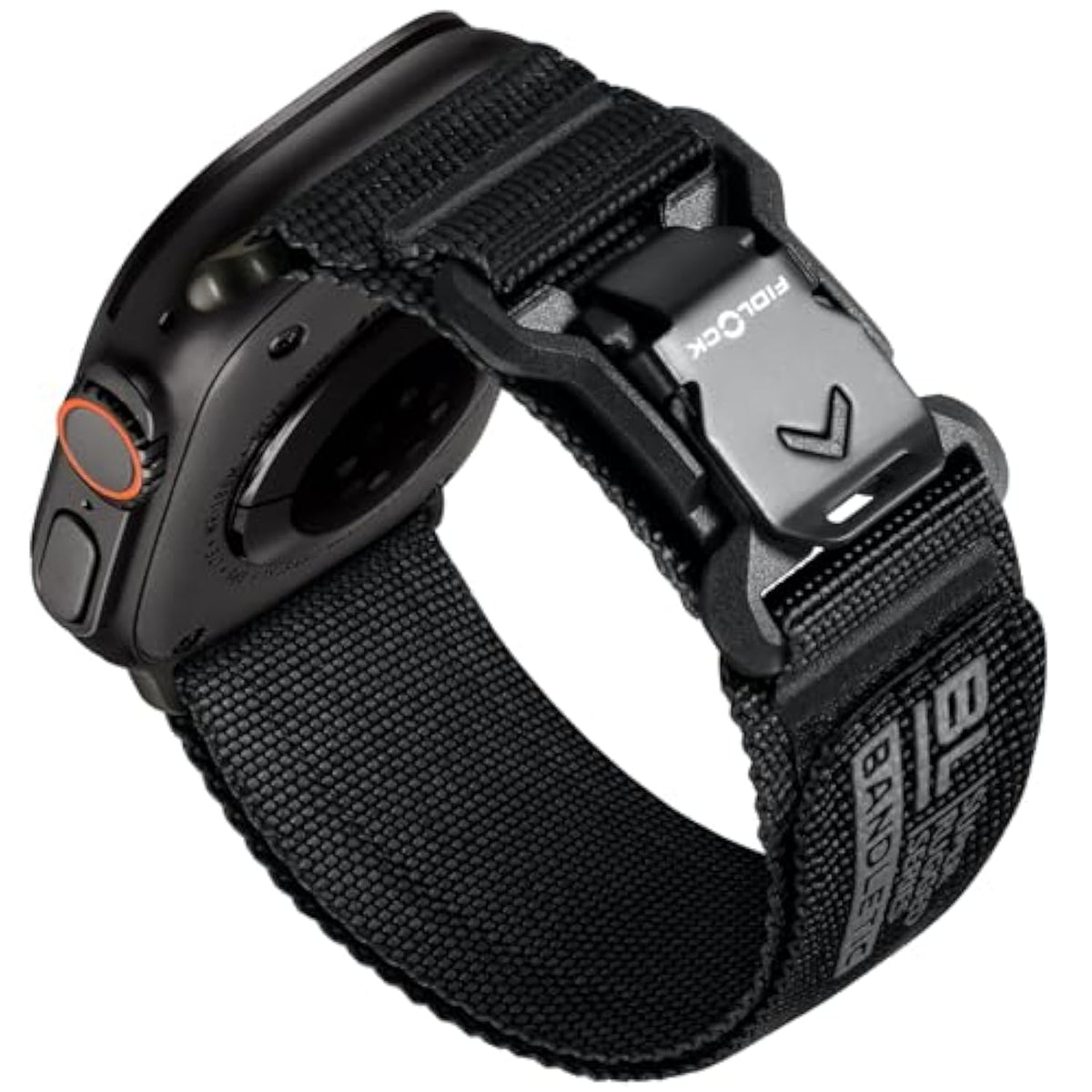 Compatible With Apple Watch Ultra Band - For Men, Wide Soft Nylon Sport Loop With Magnetic Fidlock V-Buckle For Iwatch 49Mm(Ultra2),46Mm(Series 10),45Mm(9/8/7),44Mm(Se2/Se/6/5/4),42Mm(3/2/1)
