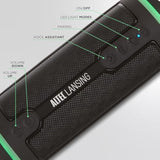 Altec Lansing HydraMOTION 2.0 Wireless Bluetooth Speaker, 16H Battery, RGB Lights, USB-C Quick Charge, IP67 Rated Waterproof Bluetooth Speaker, Mountable, Voice Assistant