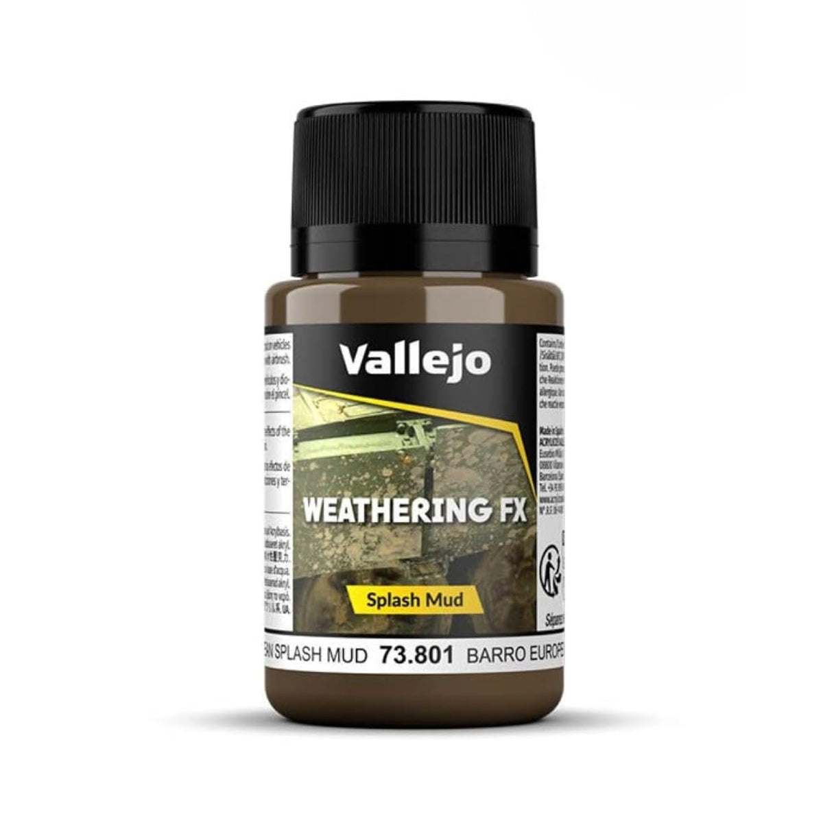 - Weathering Fx | European Splash Mud 40 Ml. (1.35 Fl.Oz.) | Permanent Pigments And Water Based Acrylic Resins | Ideal For Miniatures, Scale Models & Dioramas