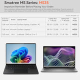 Smatree MS35 Hard Protective Sleeve Case with Stand Compatible for 13.8 inch Microsoft Surface Laptop Copilot+PC, Microsoft Surface Laptop 7, for 13.3 inch DELL Latitude 7340 or 2-in-1 Bag