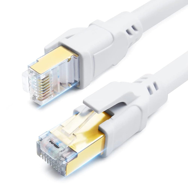 Cat 8 Ethernet Cable 20Ft, Indoor & Outdoor, High Speed 40Gbps 2000Mhz Sftp In