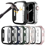 6 Pack Hard Pc Case With Tempered Glass Screen Protector For Watch 44Mm Se(2022) Series 6/Se/5/4, Ultra-Thin Scratch Resistant Full Protective Bumper Cover For Iwatch 44Mm Accessories
