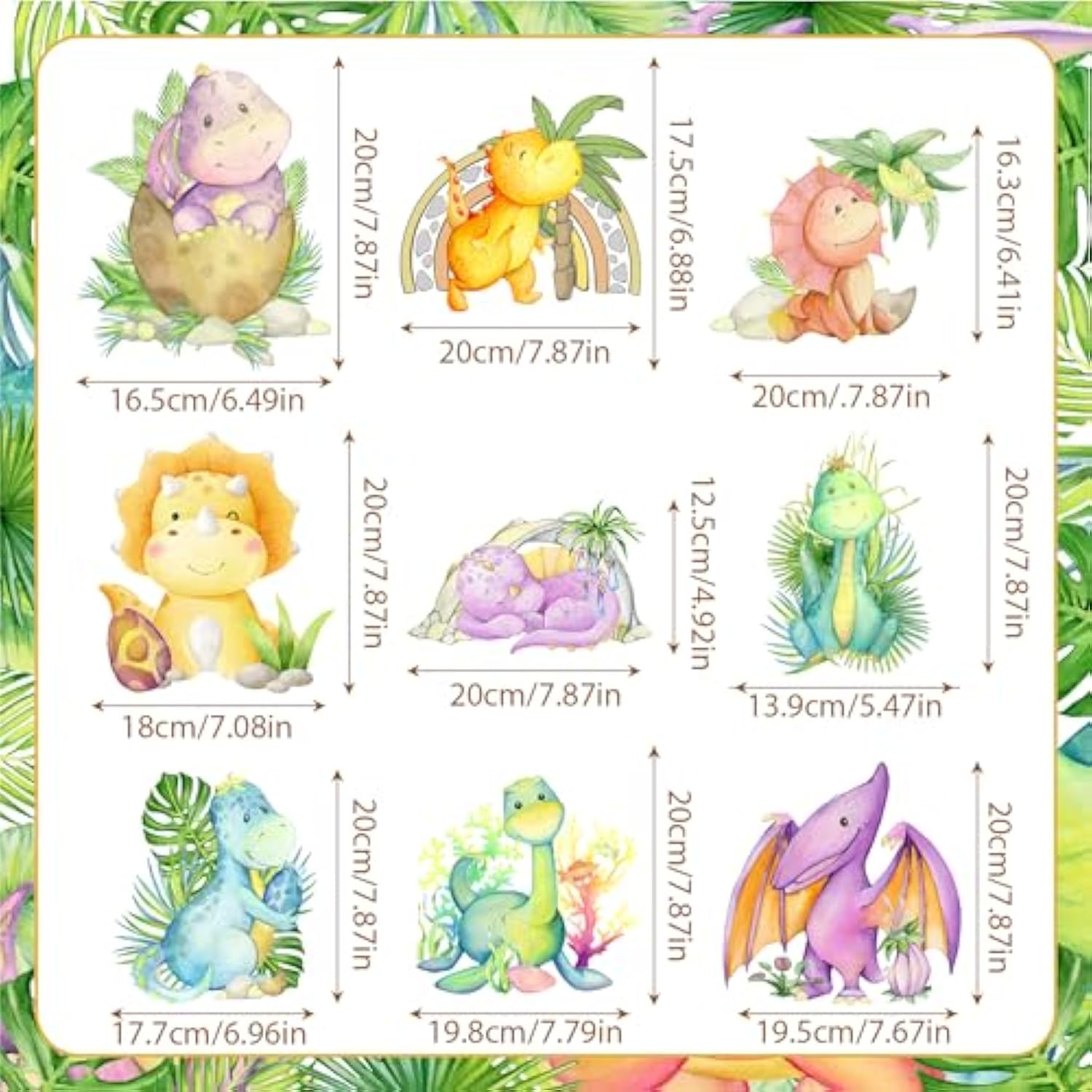 Dinosaur Honeycomb Centerpieces 9Pcs For Table Decorations Dino Baby Shower Decorations Dinosaur Party Favors Supplies Dinosaur Centerpieces For Baby Kids Girls Boys