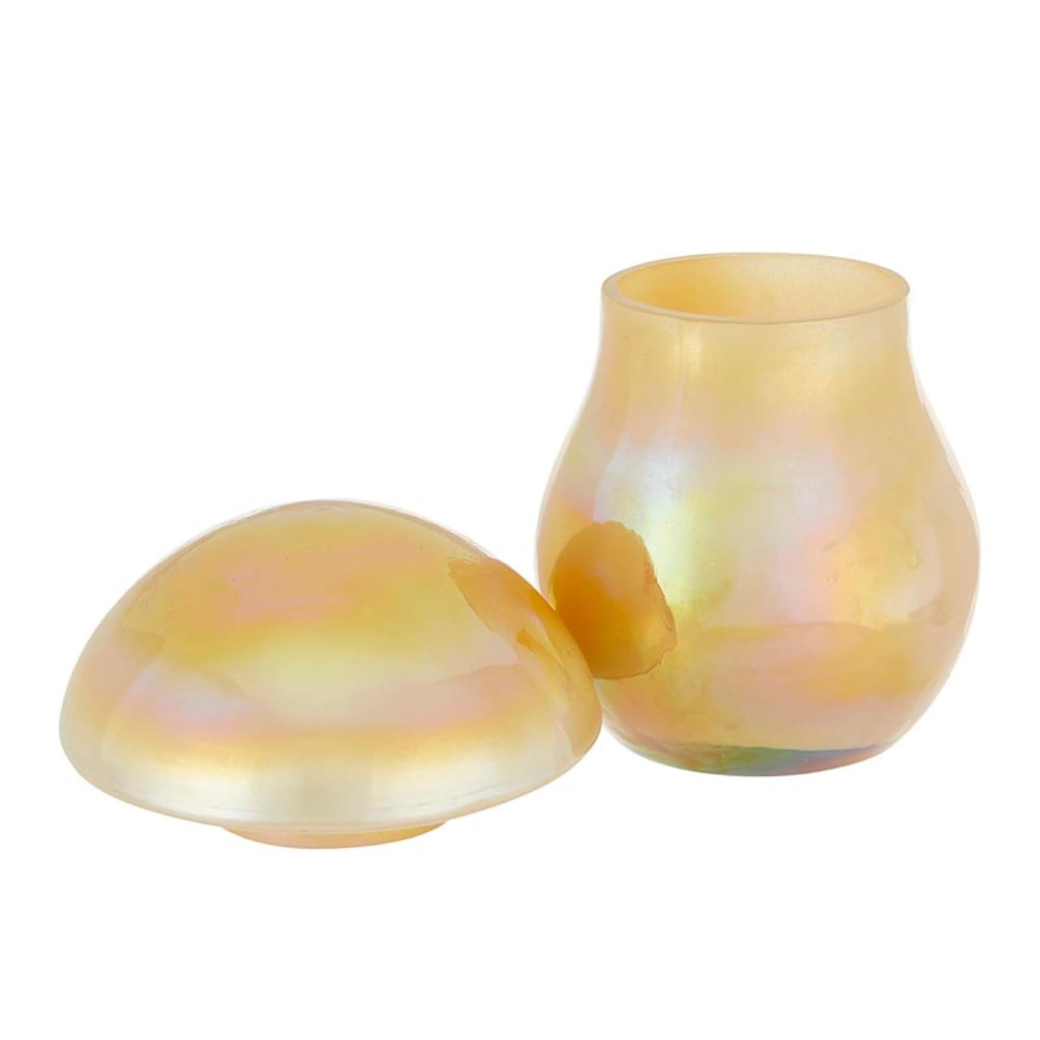 Scented Candles Honey Mushroom-Shaped Candle, 3.5" Dia X 4.75" H, Nirvana