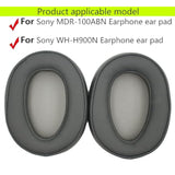 Replacement Ear Pads Compatible With Sony Mdr-100Abn-H800 H900N Headphones Made Of Soft Protein Leather And Memory Foam, Replacement Ear Pads For Repair Accessories(Titanium Gray)